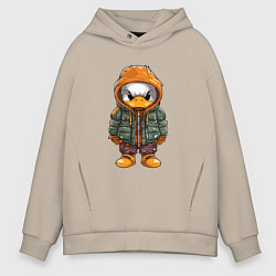 Мужское худи оверсайз Утёнок в куртке с капюшоном