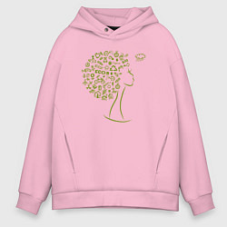 Мужское худи оверсайз Эко девчонка