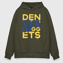 Мужское худи оверсайз Denver Nuggets NBA