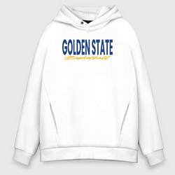 Мужское худи оверсайз Golden State basketball