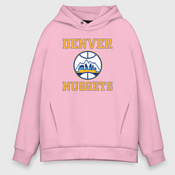 Мужское худи оверсайз Денвер Наггетс