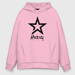 Мужское худи оверсайз Алексей - звезда