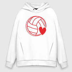 Мужское худи оверсайз Volley love