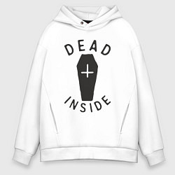 Мужское худи оверсайз Мёртвец внутри