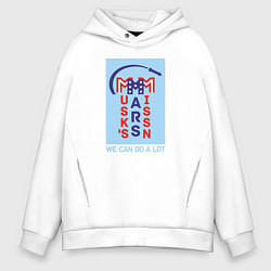 Мужское худи оверсайз Миссия на Марс