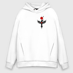 Мужское худи оверсайз Night bird