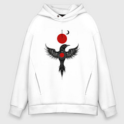 Мужское худи оверсайз The night raven