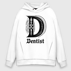 Мужское худи оверсайз D - dentist