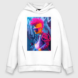 Мужское худи оверсайз Bart Simpson - punk