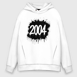 Мужское худи оверсайз 2004 всплеск краски