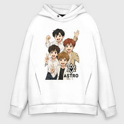 Мужское худи оверсайз Astro аниме стиль