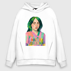 Мужское худи оверсайз Билли Айлиш коллаж