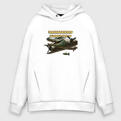 Мужское худи оверсайз Bombardino Crocodillo