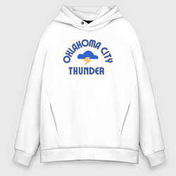 Мужское худи оверсайз Thunder Oklahoma