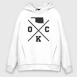 Мужское худи оверсайз Map OKC
