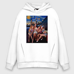 Мужское худи оверсайз Искусство в большом городе - art and the city