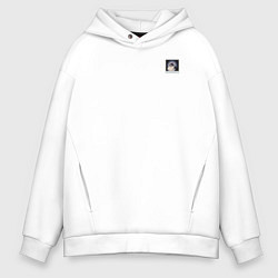 Мужское худи оверсайз Панк кот