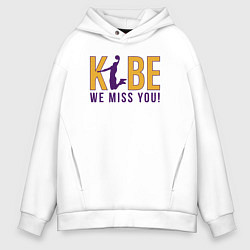 Мужское худи оверсайз Коби - мы скучаем