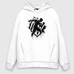 Мужское худи оверсайз Миксфайт боец граффитт