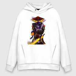 Толстовка оверсайз мужская Темпларка с Эмбером, цвет: белый