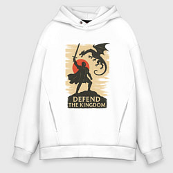 Мужское худи оверсайз Клятва Защитника