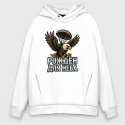 Мужское худи оверсайз Рожден для неба