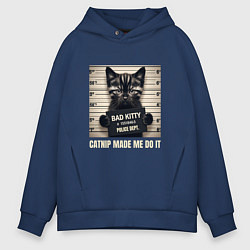 Мужское худи оверсайз Bad Kitty