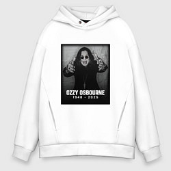 Мужское худи оверсайз Оззи Осборн память