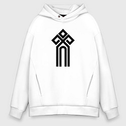Мужское худи оверсайз Чур - символ