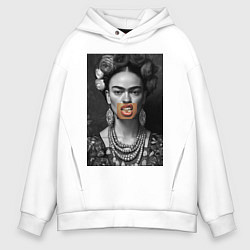 Толстовка оверсайз мужская Фрида swag, цвет: белый