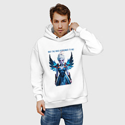 Толстовка оверсайз мужская Vengerful Spirit, цвет: белый — фото 2