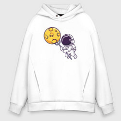 Мужское худи оверсайз Поймать луну