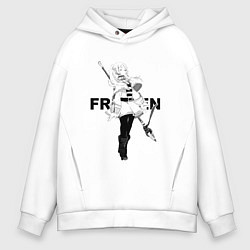 Мужское худи оверсайз Frieren - эльфийка