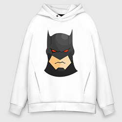 Мужское худи оверсайз Голова Бэтмена