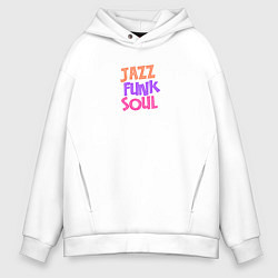 Мужское худи оверсайз Jazz funk soul 70s