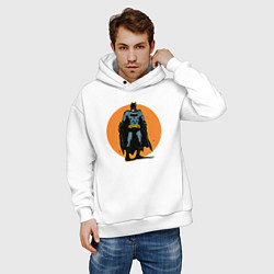Толстовка оверсайз мужская Cool Batman, цвет: белый — фото 2