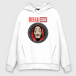 Мужское худи оверсайз Bella ciao heroes