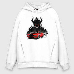 Мужское худи оверсайз Dodge - Demon SRT