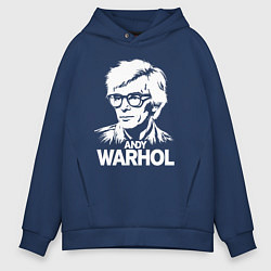 Мужское худи оверсайз Энди Уорхол в стиле стрит-арт