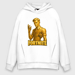 Мужское худи оверсайз Золотой Мидас Fortnite