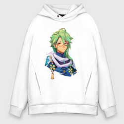 Мужское худи оверсайз Genshin Impact: Baizhu