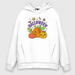 Мужское худи оверсайз Весёлый хэллоуин