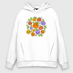 Мужское худи оверсайз Тыковки на хэллоуин