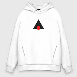 Мужское худи оверсайз Минимализм: геометрия