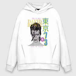 Мужское худи оверсайз David Bowie - Live in Tokyo 73