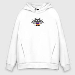 Мужское худи оверсайз Зелье удачи с летучей мышью