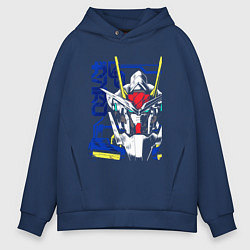 Мужское худи оверсайз Гандаму робот