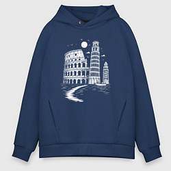 Мужское худи оверсайз Величие Италии