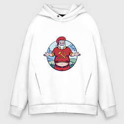 Мужское худи оверсайз Советский Санта