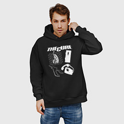 Толстовка оверсайз мужская The Cure group, цвет: черный — фото 2